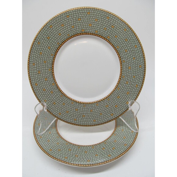 Sasaki Ravenna Set 2 Saucers Only  By Stephen Dweck Appear Unused VGC - Picture 7 of 13